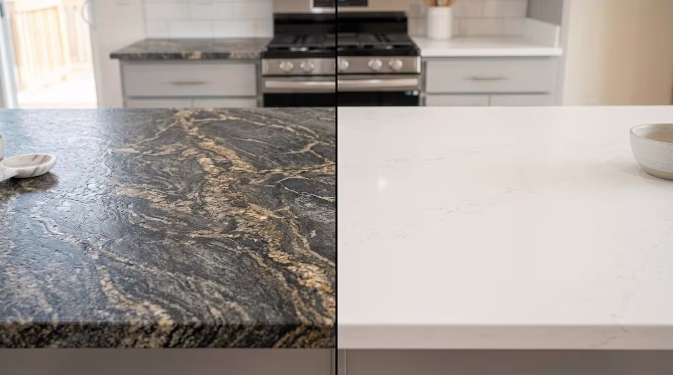 Quartz vs. Granite Countertops in Colorado: What Thornton Homeowners Need to Know Before Choosing